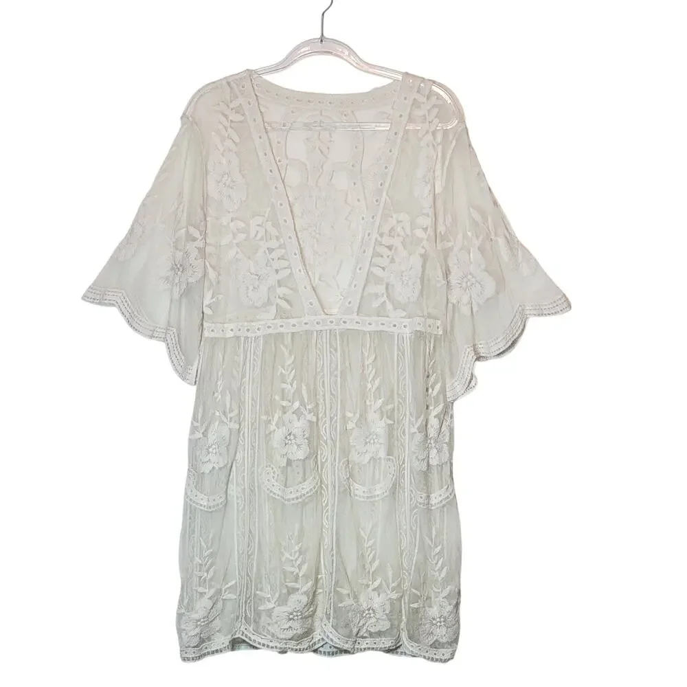 No Brand white lace
